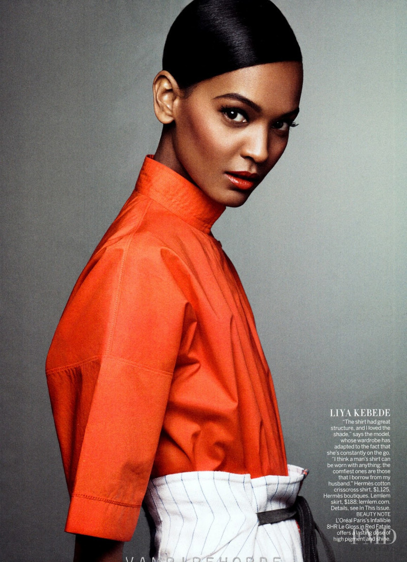 Liya Kebede featured in Tails of the City, April 2012