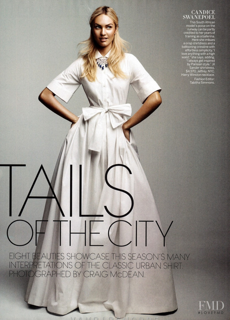 Candice Swanepoel featured in Tails of the City, April 2012