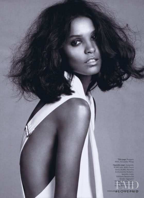 Liya Kebede featured in A woman apart, February 2011