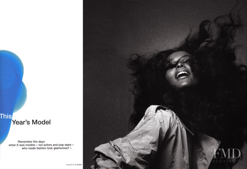 Liya Kebede featured in This Year\'s Model, September 2003