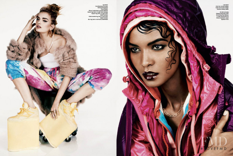 Liya Kebede featured in Push It Real Good, March 2010