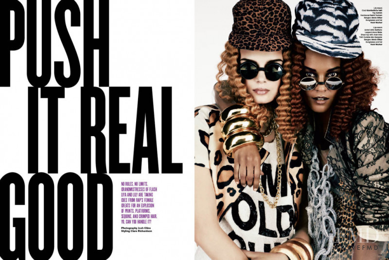 Liya Kebede featured in Push It Real Good, March 2010