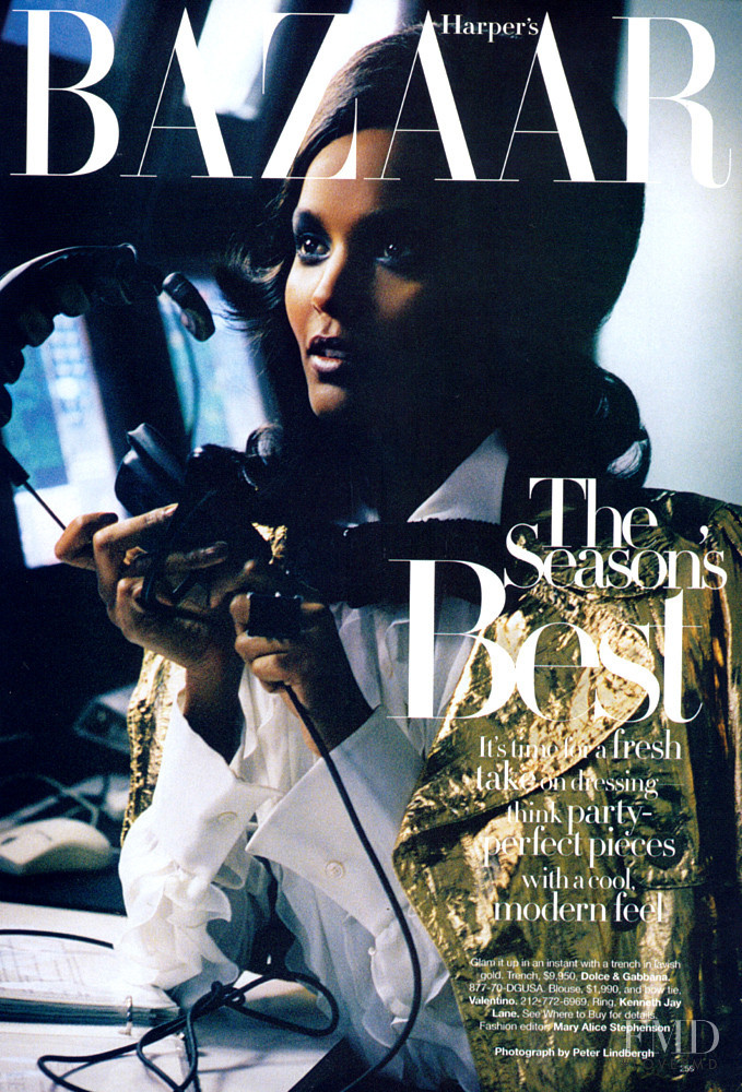 Liya Kebede featured in The Future of Fashion, December 2006