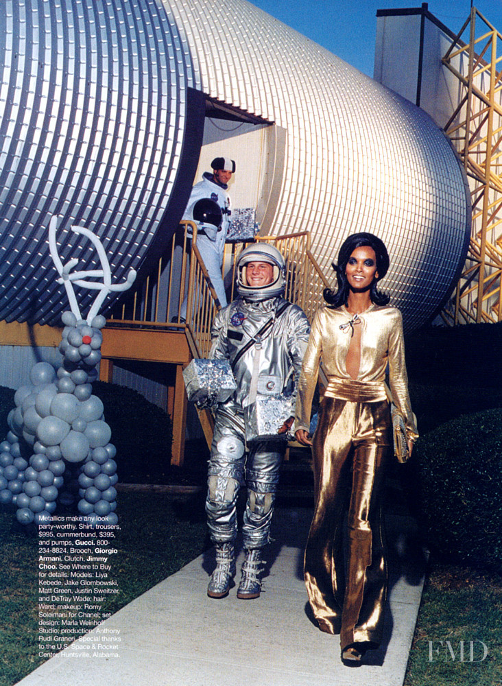 Liya Kebede featured in The Future of Fashion, December 2006