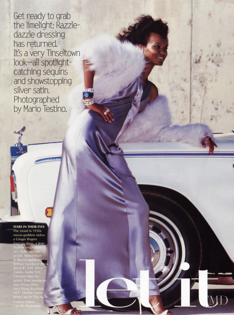 Liya Kebede featured in Let it, September 2002