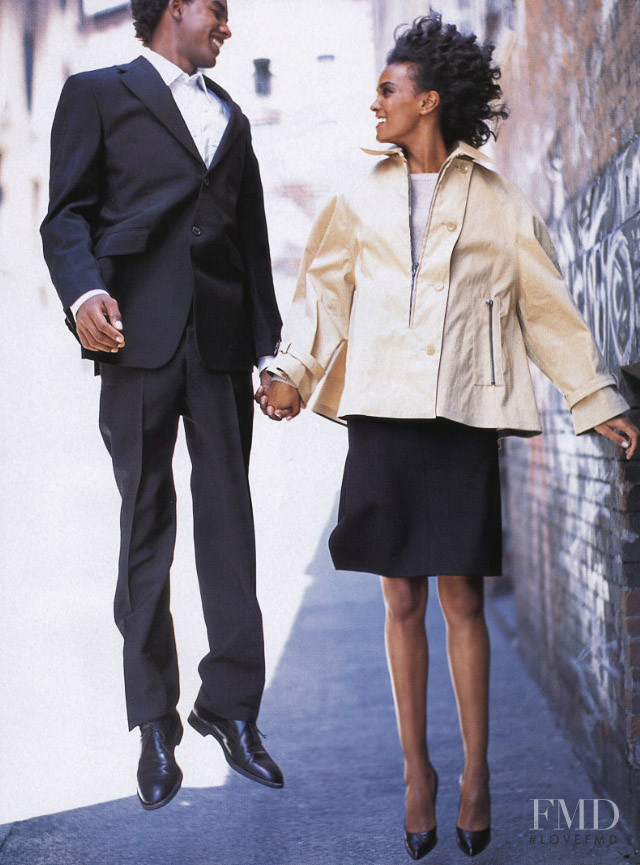 Liya Kebede featured in New Jacket City, October 2002