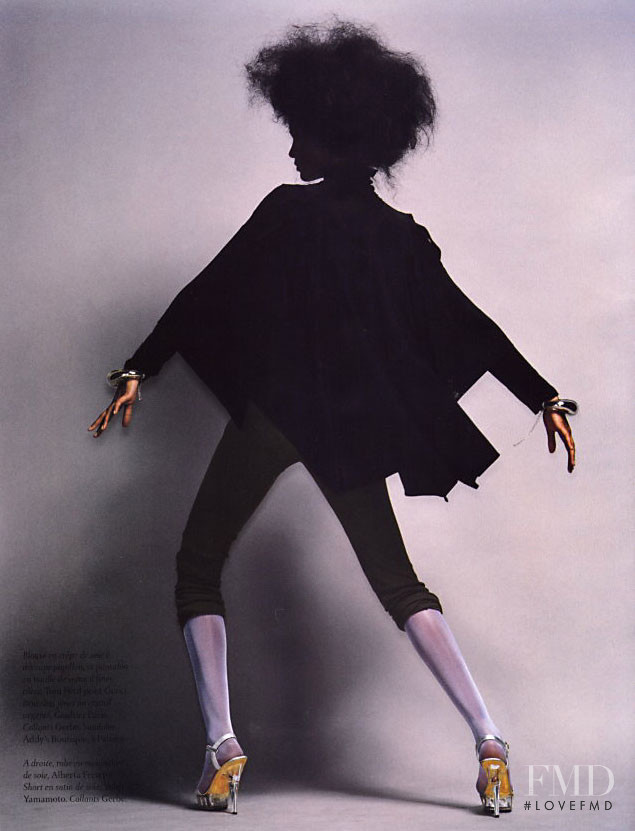 Liya Kebede featured in Sweet Black Angel, May 2002