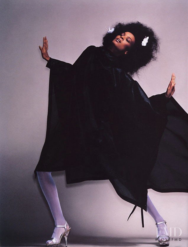 Liya Kebede featured in Sweet Black Angel, May 2002