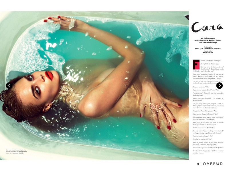 Cara Delevingne featured in Kate Cleans Up, February 2012