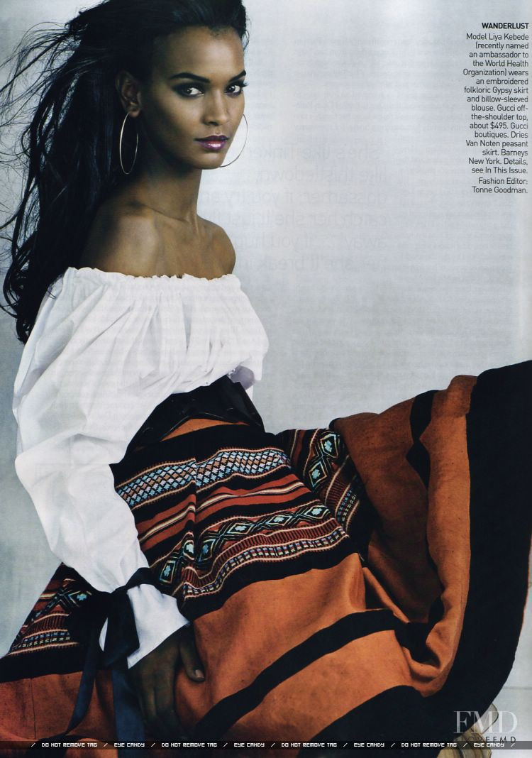 Liya Kebede featured in Liya Kebede, April 2005