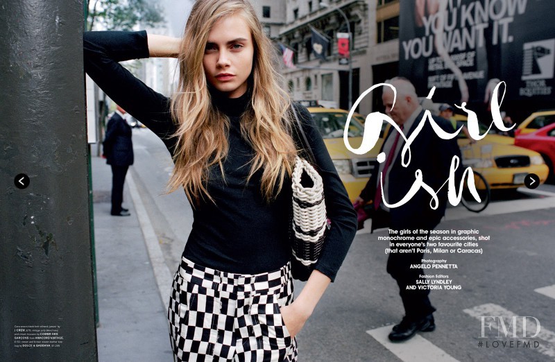 Cara Delevingne featured in Girlish, February 2013
