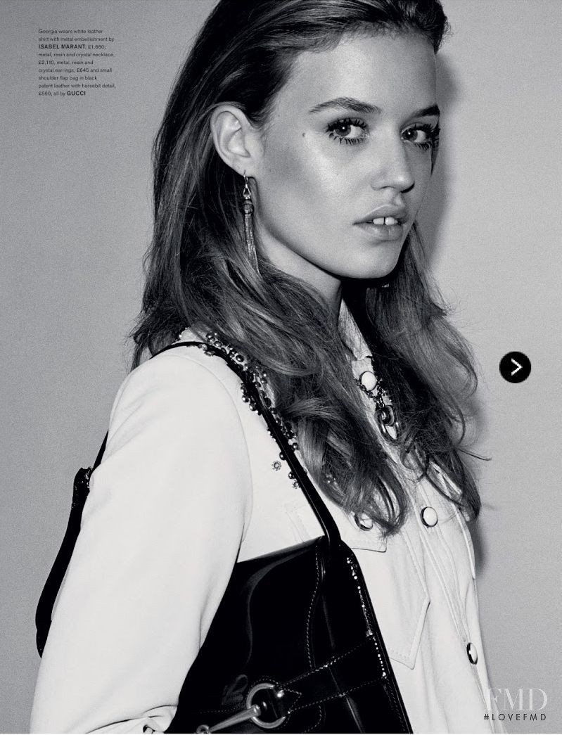 Georgia May Jagger featured in Girlish, February 2013