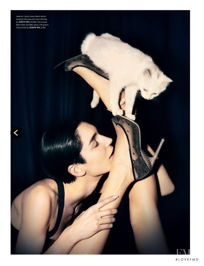 Cara Delevingne featured in Cat, February 2013