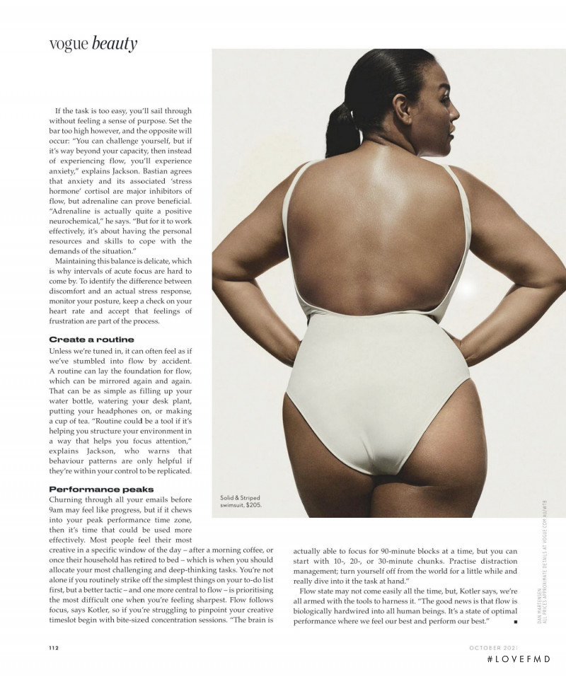 Paloma Elsesser featured in In The Zone, October 2021
