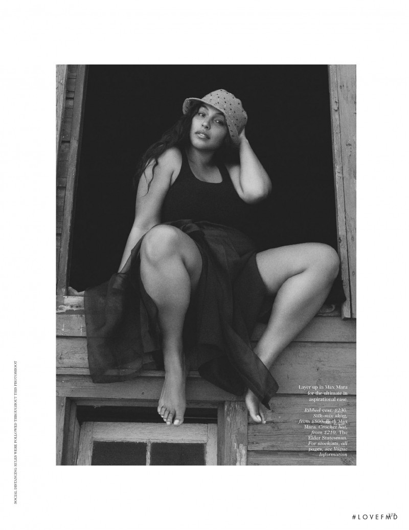 Paloma Elsesser featured in Up-Country, October 2021