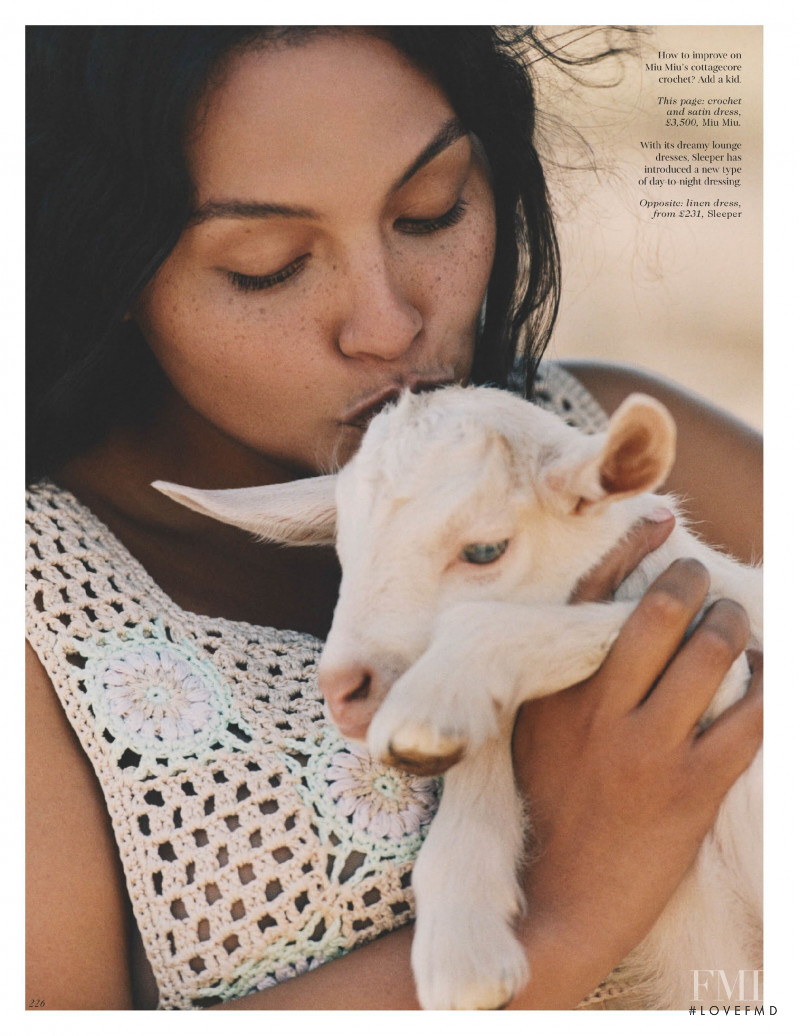 Paloma Elsesser featured in Up-Country, October 2021