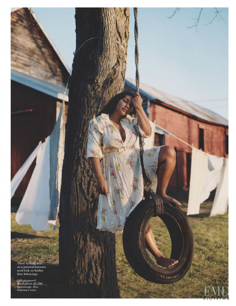 Paloma Elsesser featured in Up-Country, October 2021