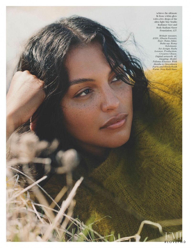 Paloma Elsesser featured in Up-Country, October 2021