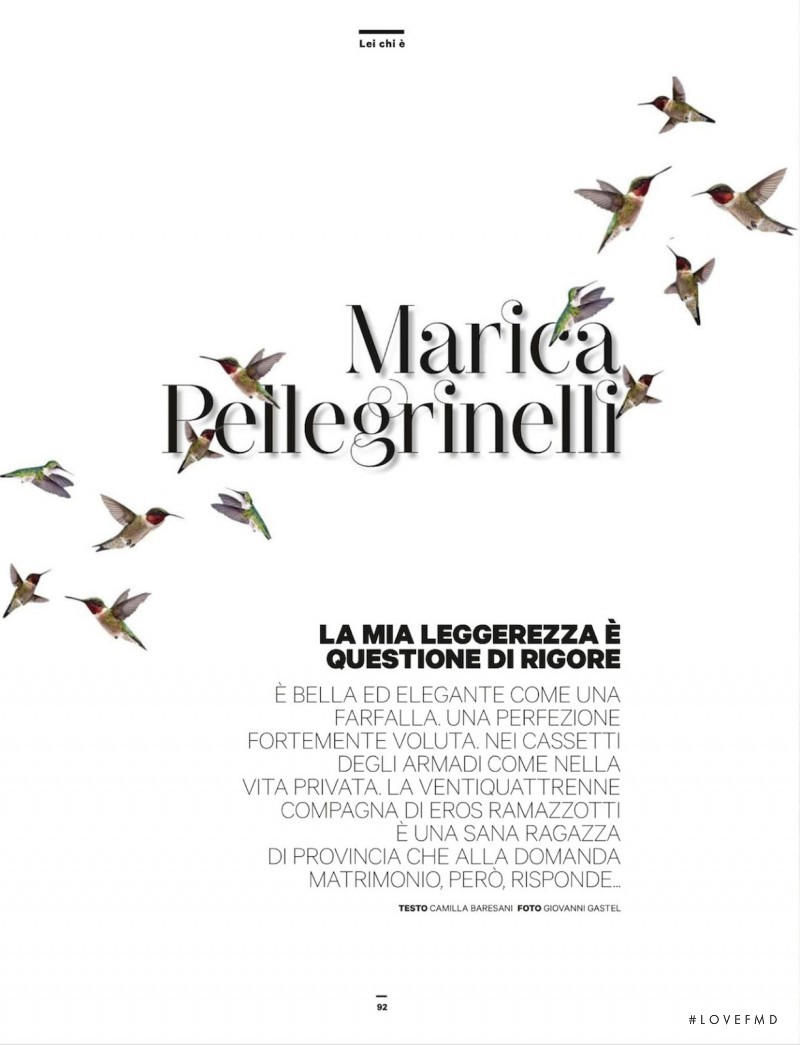 Marica Pellegrinelli, February 2013