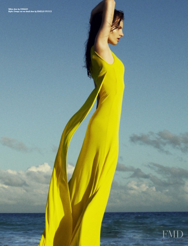 Victoire Maçon-Dauxerre featured in Banana, March 2011