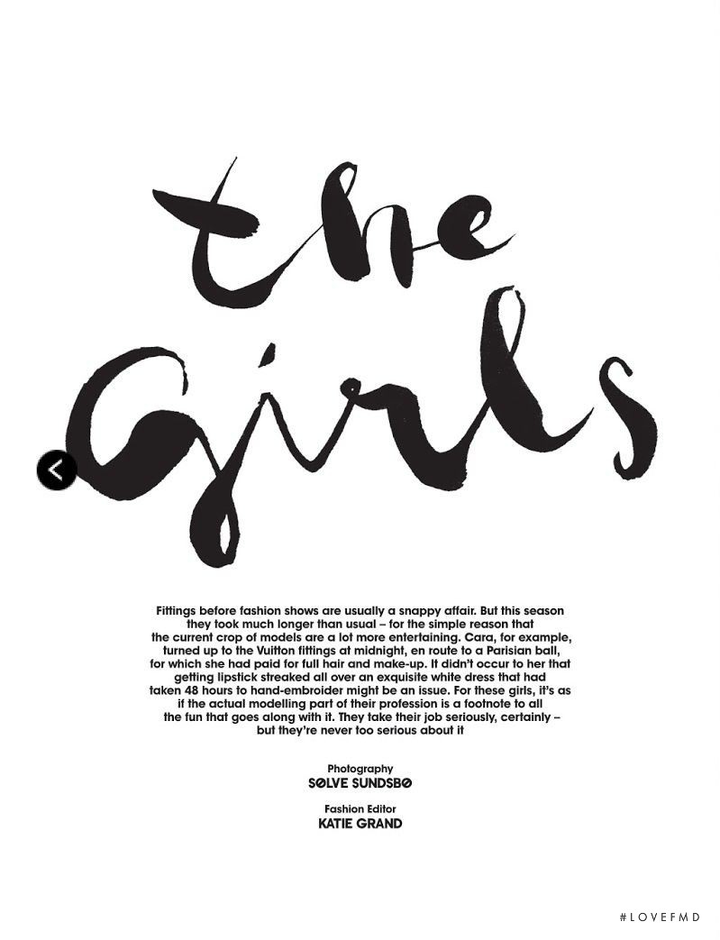 The Girls, February 2013