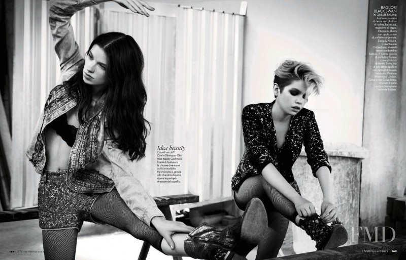 Stella Maxwell featured in Sala Prove, January 2013