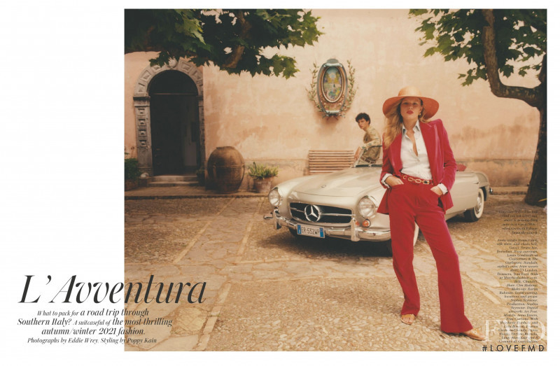 Anna Ewers featured in L\'Avventura, November 2021