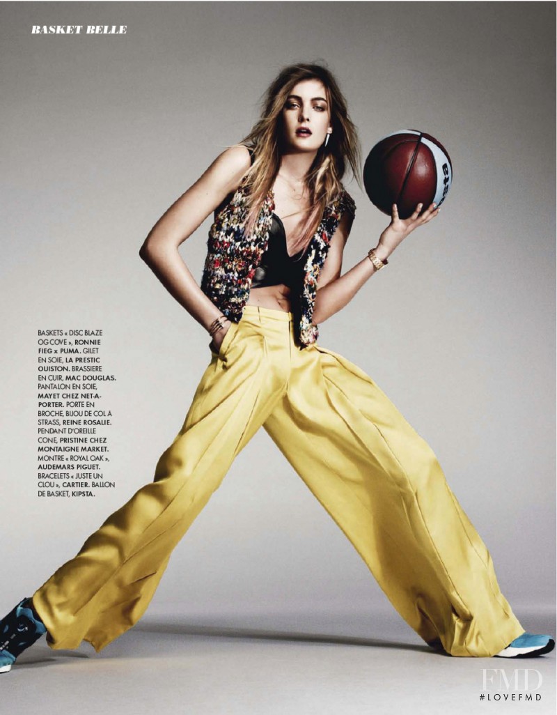 Ophelie Rupp featured in Basket Belle, January 2013