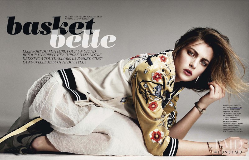 Ophelie Rupp featured in Basket Belle, January 2013