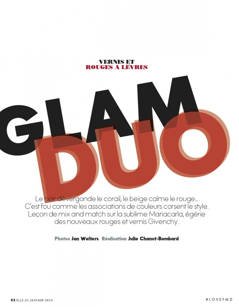 Glam Duo, January 2013