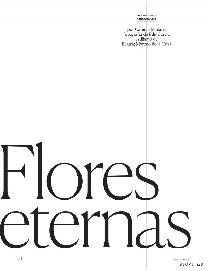 Flores eternas, October 2021