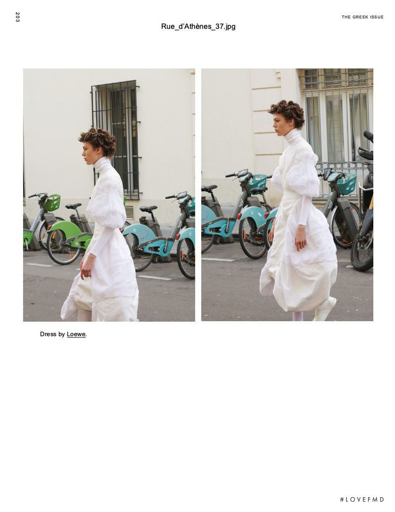 Alix Bouthors featured in Rue d\'Athènes, April 2021