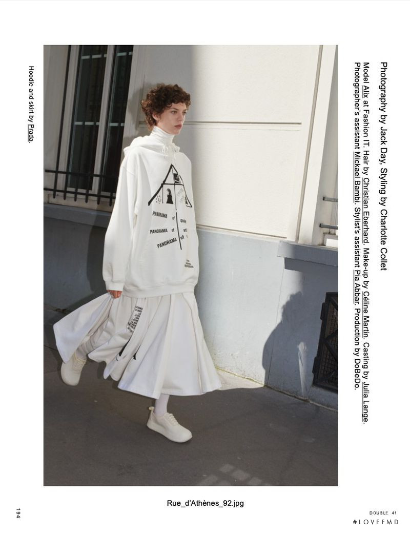 Alix Bouthors featured in Rue d\'Athènes, April 2021