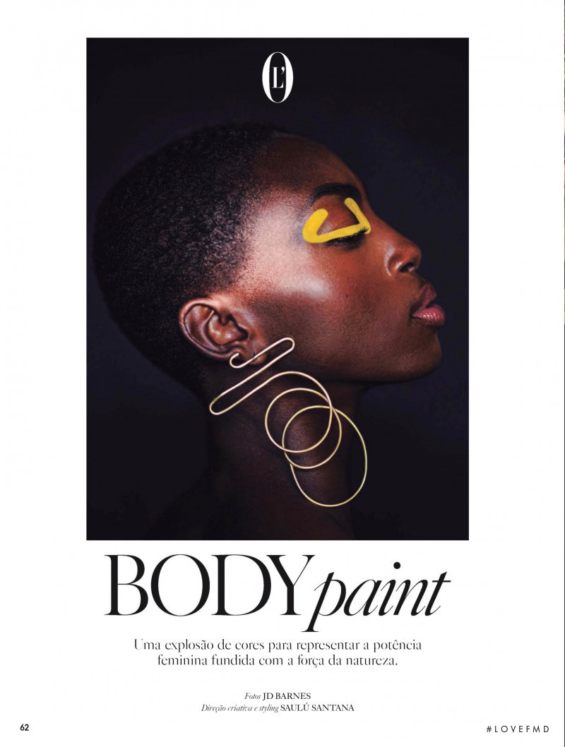 Halimotu Shokunbi featured in Body Paint, September 2021