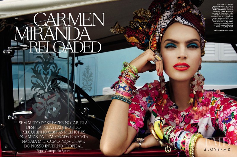 Mirte Maas featured in Carmen Miranda Reloaded, February 2013