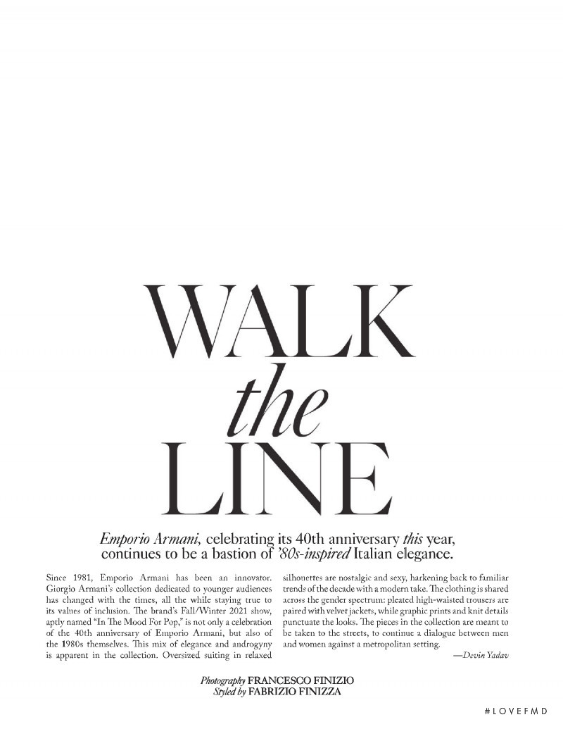 Walk the Line, September 2021