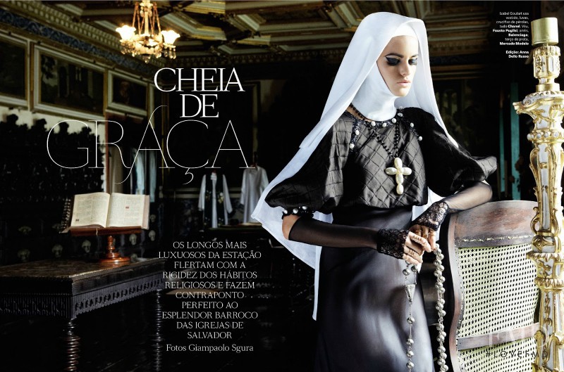 Izabel Goulart featured in Cheia De Graca, February 2013