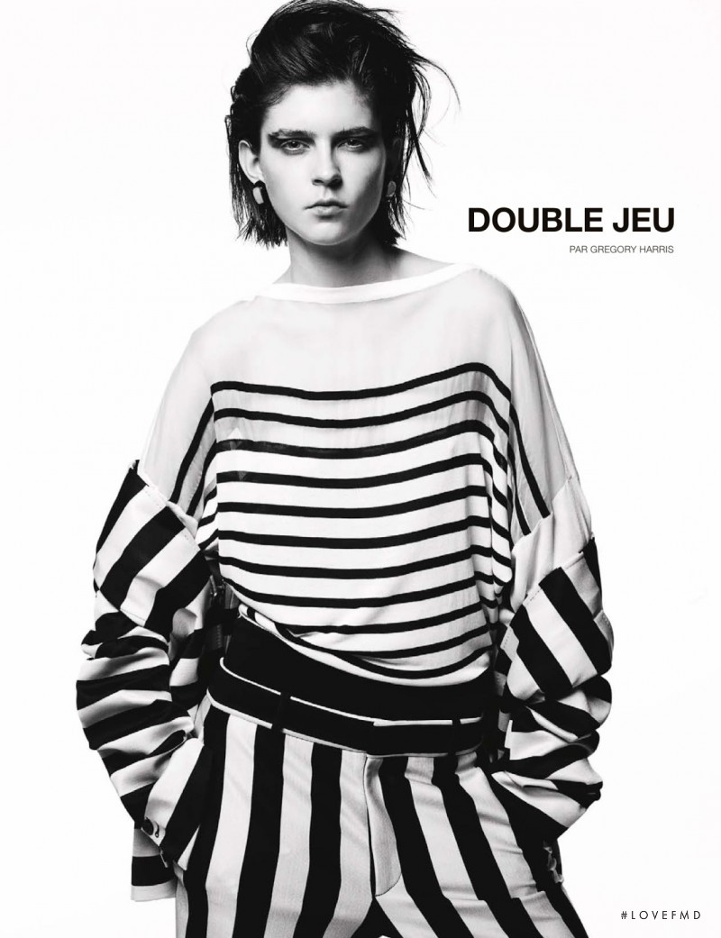 Kel Markey featured in Double Jeu, February 2013