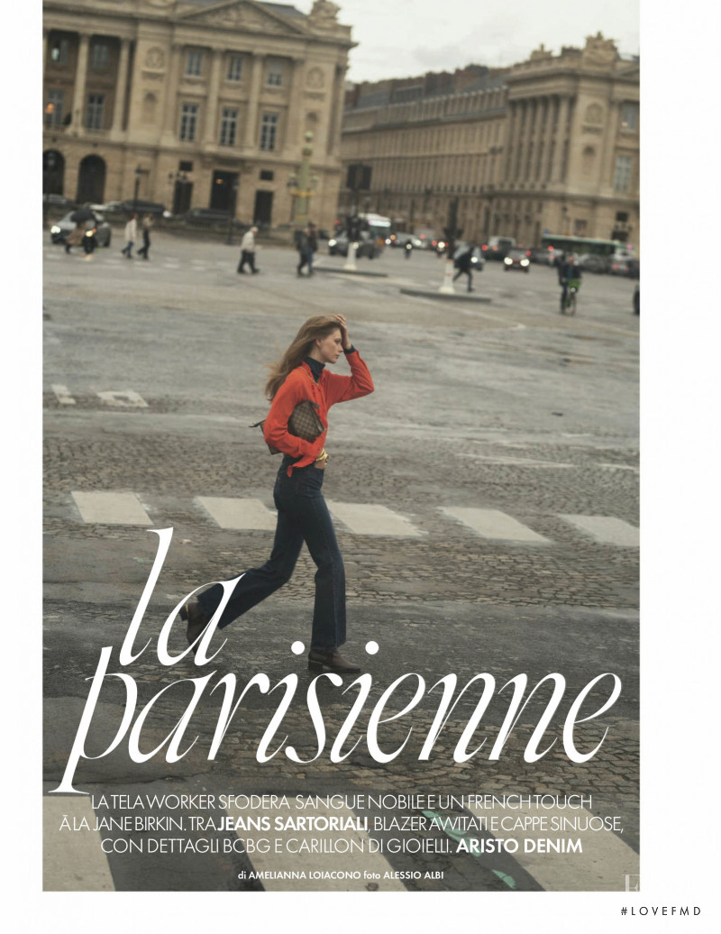 Lauren de Graaf featured in La Parisienne, October 2021