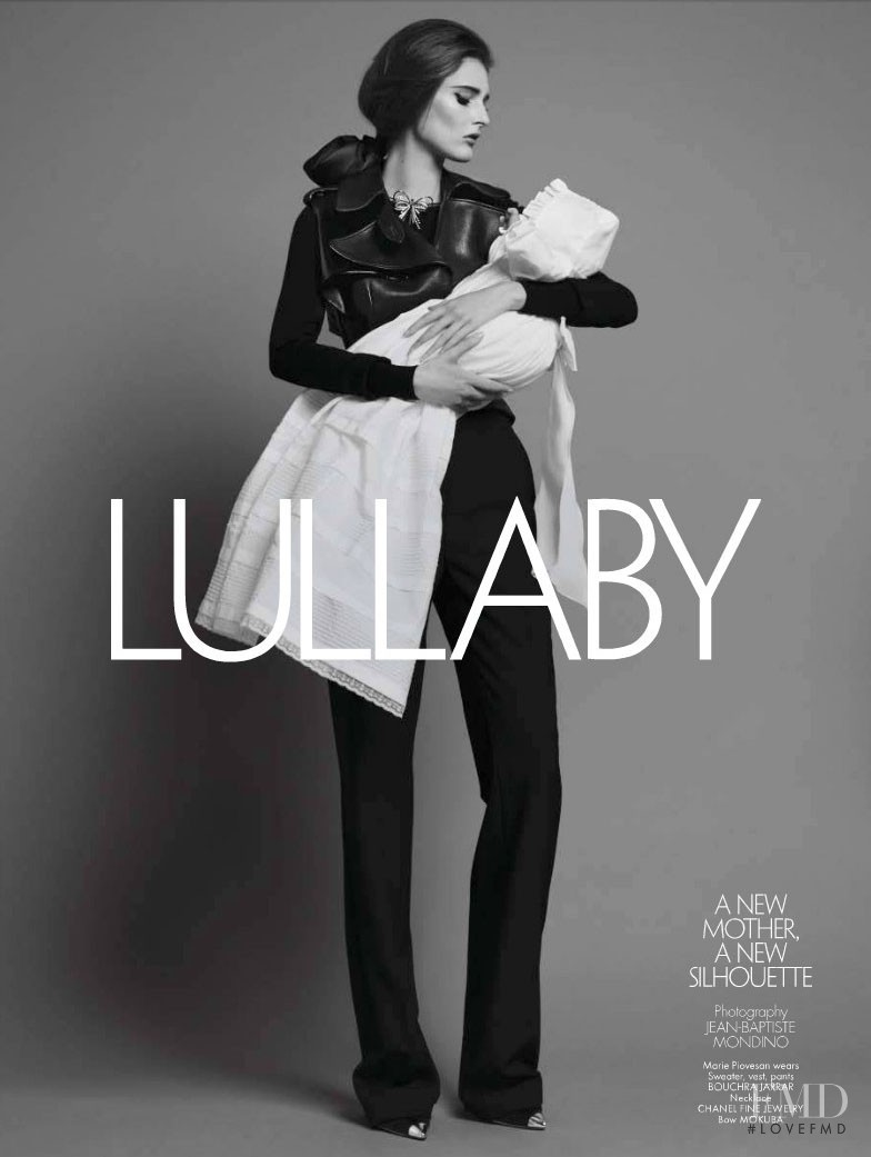 Marie Piovesan featured in Lullaby, September 2012
