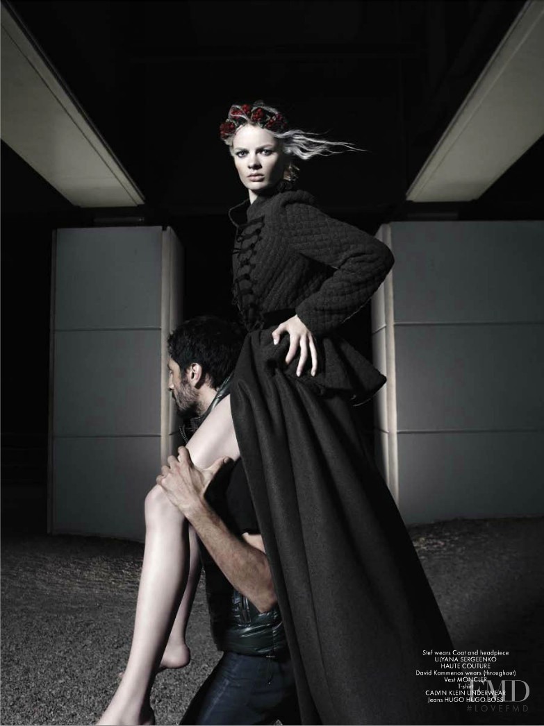 Stef van der Laan featured in Strike Falls Couture, September 2012