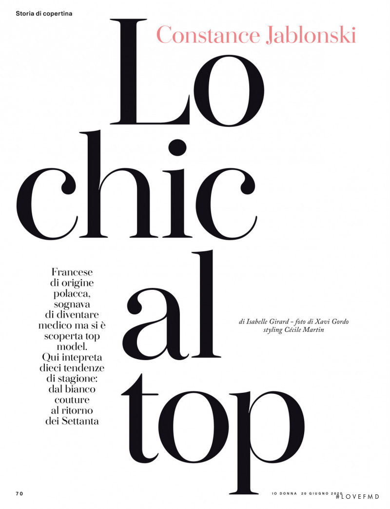 Lo chic al top, June 2020