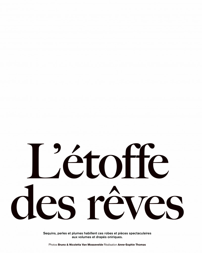 L\'etoffe des reves, January 2021