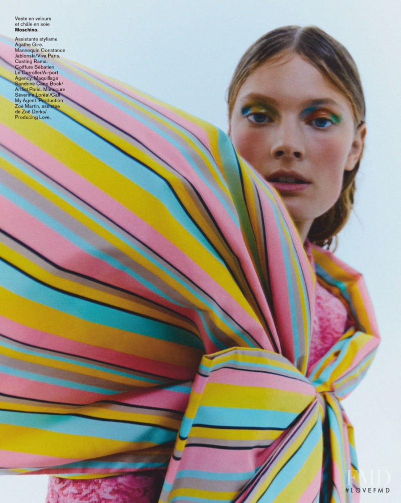 Constance Jablonski featured in L\'etoffe des reves, January 2021