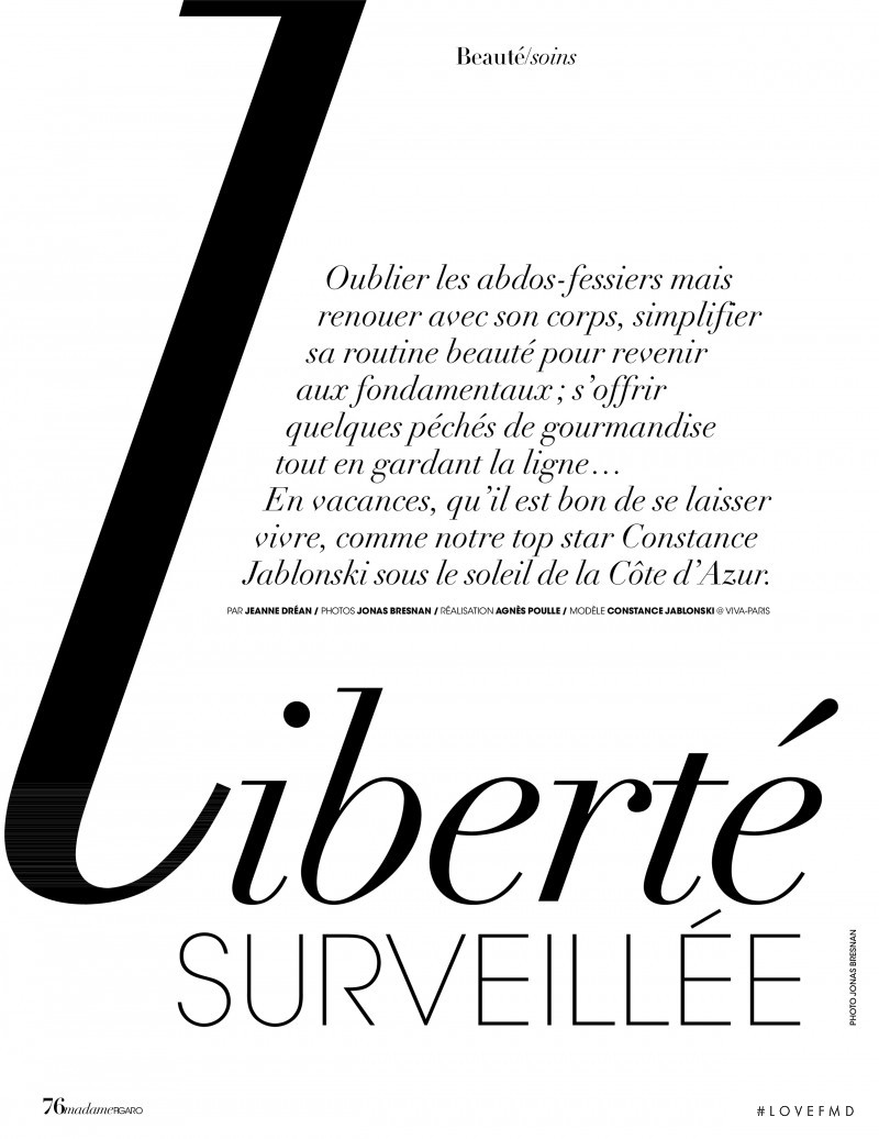 Liberte Surveillee!, July 2018