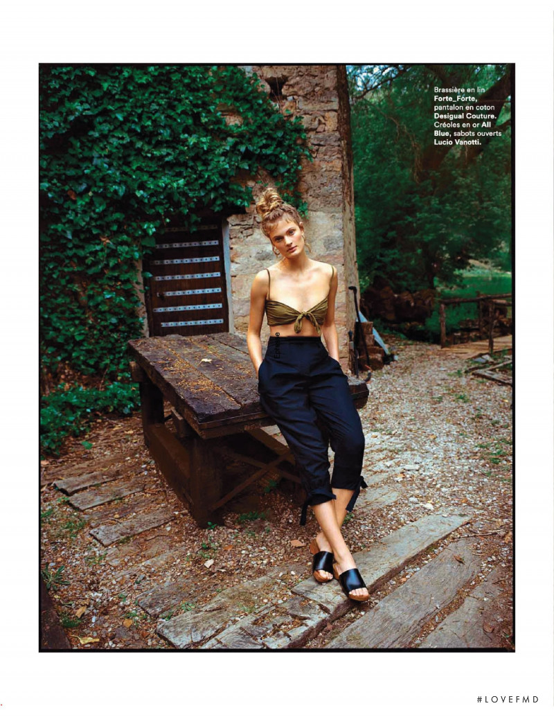 Constance Jablonski featured in Ciel de traine, August 2018