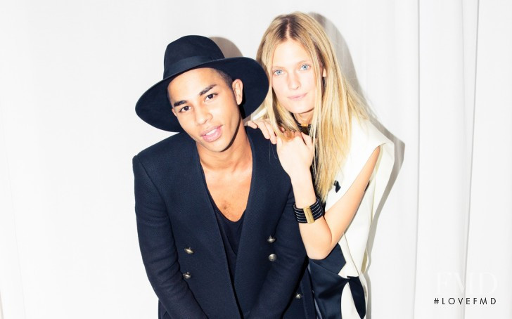 Constance Jablonski featured in Olivier Rousteing and Constance Jablonski, October 2015