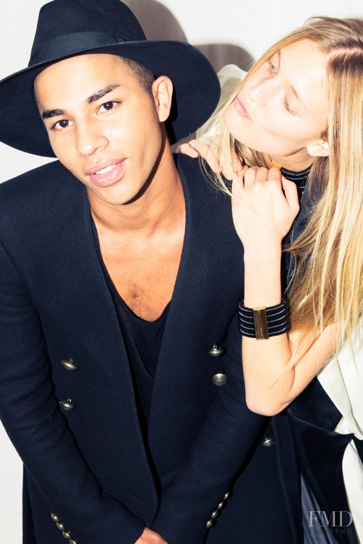 Constance Jablonski featured in Olivier Rousteing and Constance Jablonski, October 2015