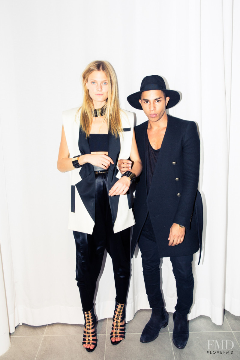 Constance Jablonski featured in Olivier Rousteing and Constance Jablonski, October 2015