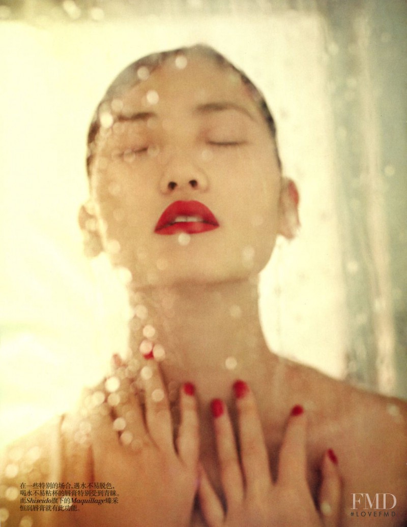 Lina Zhang featured in Beauty: The Lipstick Diaries, August 2012